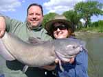 Darry and Deb with a 19 pounder