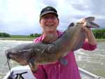 sharon with a beautiful Drayton channel catfish