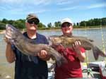 The Luerings with Devils Lake fishing guide