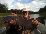Nicole and Ron 18 pounds of Red river catfish